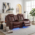 Power Recliner Loveseat Sofa by Unknown