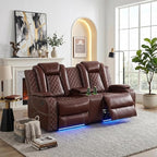 Power Recliner Loveseat Sofa by Unknown