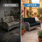 Waterproof Outdoor Cushion Covers, Stretch Patio Slipcovers | UV Resistant - Image 4