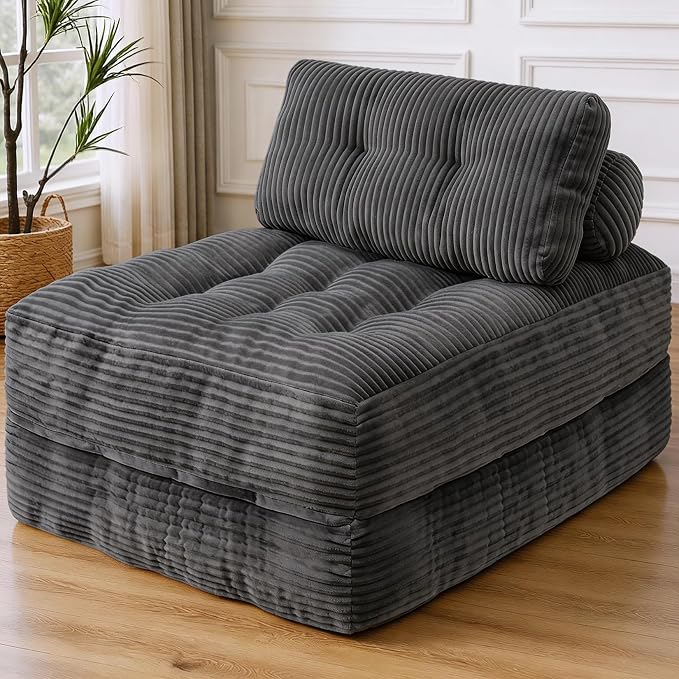 Folding Sofa Bed, Convertible Sleeper Chair by SIMFLAG