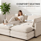 78'' Modular Sectional Cloud Couch - Image 4