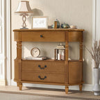 Retro Curved Console Table - Image 8
