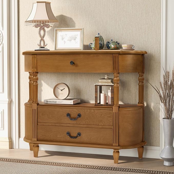 Retro Curved Console Table - Image 8