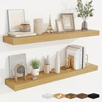 fuqing Floating Shelves for Wall, Wall Mounted Wood Floating Shelf by Fuqing