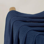 Chyhomenyc Extra Long Navy Blue Semi Sheer Curtains 120 Inches Long 2 Panels Set - Image 9