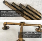 Industrial Coat Rack, Metal Pipe Coat Rack Stand Freestanding - Image 5