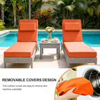 Chaise Lounge Cushions Outdoor 72x21x6 Inch, Fade Resistant 6'' Thicken Outdoor - Image 8