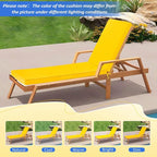 Basic Beyond Chaise Lounge Cushions Outdoor, 3-Layer Waterproof Outdoor - Image 6