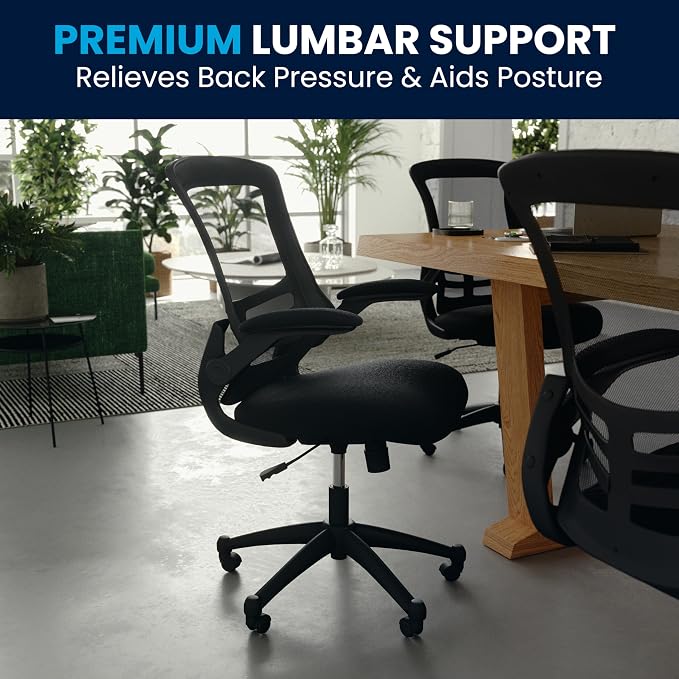 Flash Furniture Kelista Mid-Back Swivel Office Chair - Image 9