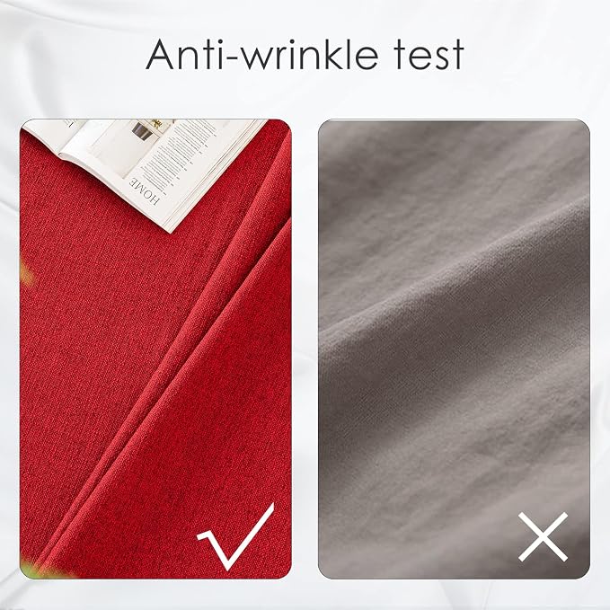 BALCONY & FALCON Rectangle Tablecloth Washable Wrinkle Resistant and Water - Image 4