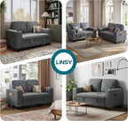 LINSY HOME Sectional Sleeper Sofa Pull Out Couches - Image 5