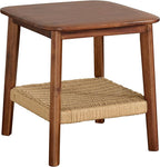 Alaterre Furniture Calais 2-Tier Solid Wood End Table - Image 8