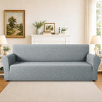 ZNSAYOTX 1 Piece Stretch Oversized Sofa Covers, New Plaid Couch Cover - Image 2