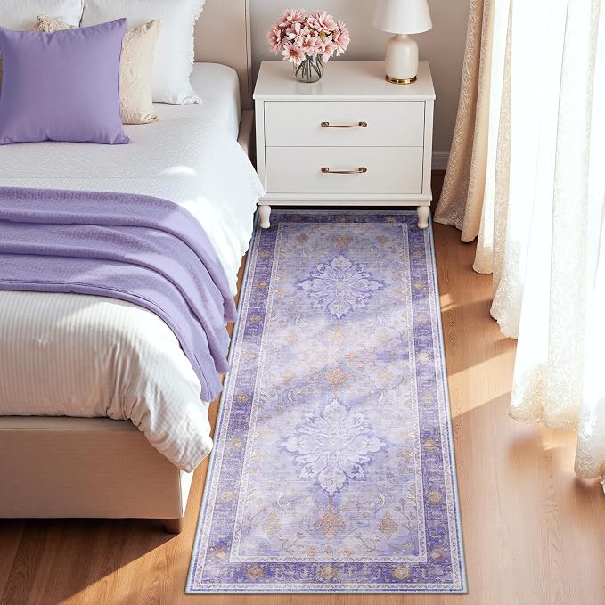 RELEANY Washable Area Rug, Runner 2'x5', Water Repellent, Pet Friendly - Image 3