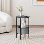 Vagusicc Round Side Table End Table - Image 5