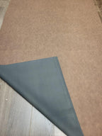 NAT Leathers, Dark brown Tumbled Nubuck Calf Soft Faux Vegan Leather PU {Peta - Image 3