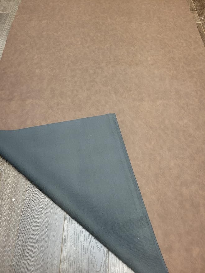 NAT Leathers | Dark Brown Tumbled Nubuck Calf Soft Faux Vegan Leather PU | 10 - Image 2