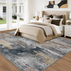 RELEANY Washable 6'x9' Abstract Area Rug - Image 3