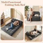Folding Sofa Bed, Convertible Sleeper Chair - Image 3