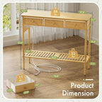 38" Entryway Table Console Table - Image 2