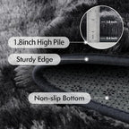4x6 Ft Shag Rugs for Bedroom Living Room, Tie-Dyed Ultra Soft Fluffy Furry Area - Image 5