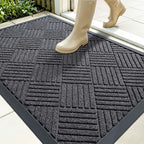 OLANLY Front Door Mat Outside Entrance 35x23, Waterproof Heavy-Duty Doormat | by OLANLY