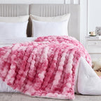 60x80 Inches Ultra-Soft Fuzzy Faux Fur Plush Twin Size Blanket - Image 7