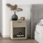 Eco-Friendly Nightstand in Natural Finish Made from Sustainable Wood - Image 2