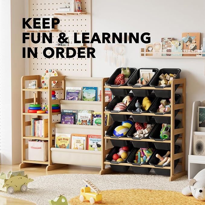 SpaceAid 3-in-1 Toy Storage Organizer - Image 5