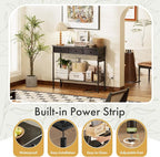 38" Entryway Table Console Table - Image 8