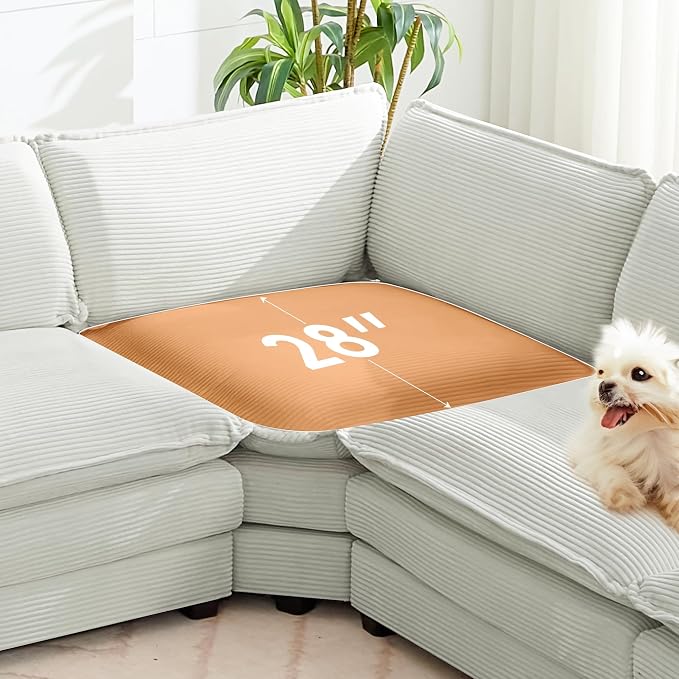 ROWHY 113'' Sectional Cloud Couch, 5 Seater Modular Corner L Shape Sofa Big - Image 5