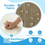 Outdoor Deep Seat & Back Cushion Set, 24 x 24 Inch Water Repellent and Fade - Image 4