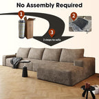 AUGOP 136" Sectional Couches for Living Room Modern Modular Sofa - Image 5