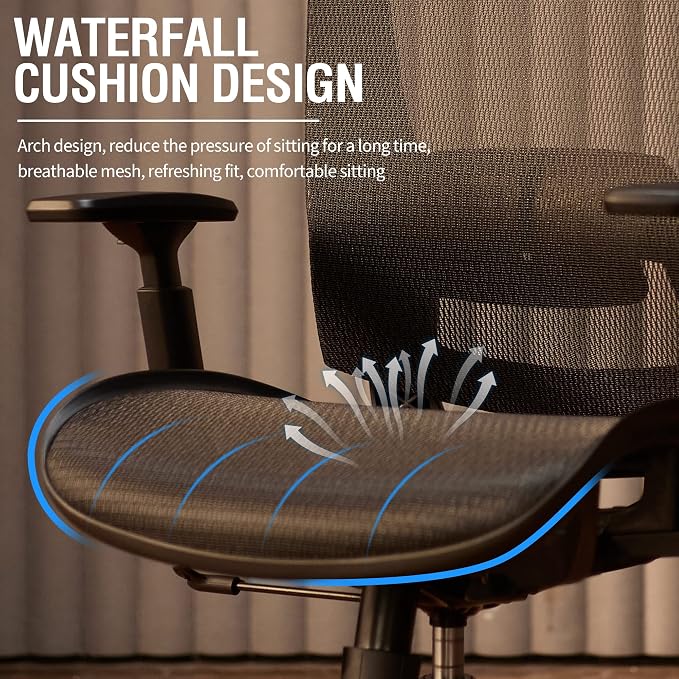 ELABEST Ergonomic Mesh Office Chair, Comfy Computer Desk Chair - Image 9