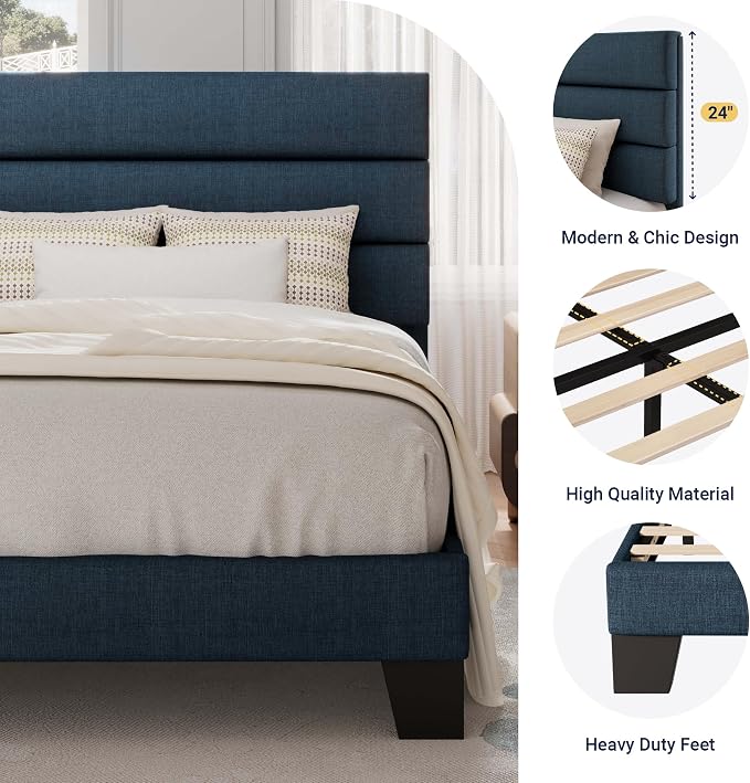 Allewie Twin Size Platform Bed Frame - Image 6