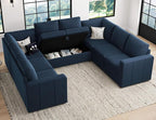 Belffin Modular Sectional Sleeper Sofa Bed - Image 3