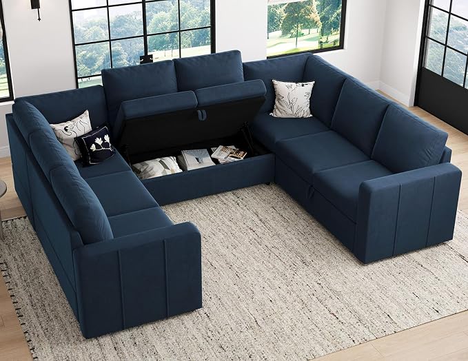 Belffin Modular Sectional Sleeper Sofa Bed - Image 3