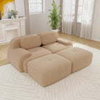 Boneless Sectional Couch, No Assembly Required, 81.8” U Shaped Modular Cloud by ModonChicSofasCouches