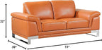Blackjack Furniture Weston Collection Genuine Italian Leather Living Room - Image 13