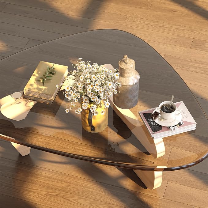 Coffee Table for Living Room Mid Century Modern Center Small Table - Image 3