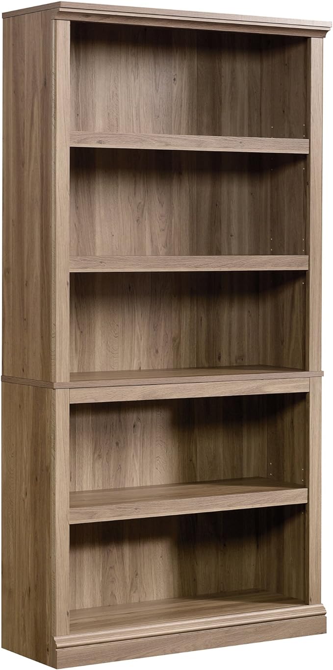Sauder 5 Tier Book Shelf Wooden Bookcase Multipurpose Bookshelf by SAUDER%C2%AE