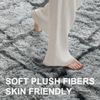 5x7 Ft Large Shag Rugs for Bedroom Living Room, Tie Dyed Ultra Soft Fluffy - Image 4