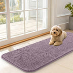 OLANLY Dog Door Mat for Muddy Paws 47x17, Super Absorbent Chenille Mud Mat | by OLANLY