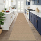KOZYFLY Boho 3x14 Runners Rugs for Hallway, Long Washable Runner Rug, Woven Non - Image 2