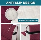 Turquoize 100% Waterproof Futon Cover Futon Slipcover Washable Armless Sofa Bed - Image 4
