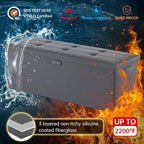DocSafe Storage Ottoman Bench, Fireproof＆Waterproof Folding Bench - Image 4