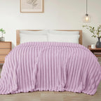 Exclusivo Mezcla Striped King Size Fleece Blanket by ExclusivoMezcla