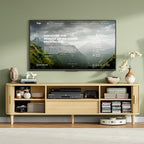 IRONCK Modern Fluted TV Stand for TVs Up to 80 inches, TV Console - Image 5