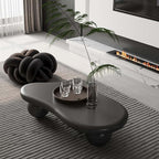 47" Cloud Coffee Table for Living Room Irregular Coffee Table Modern Low Coffee - Image 4