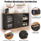 GDLF 70.1" Long Coffee Bar Cabinet - Image 5